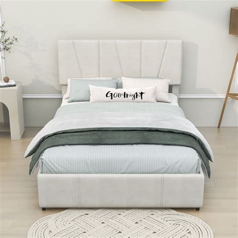 Latitude Run® Upholstery Platform Bed With Four Drawers Wayfair