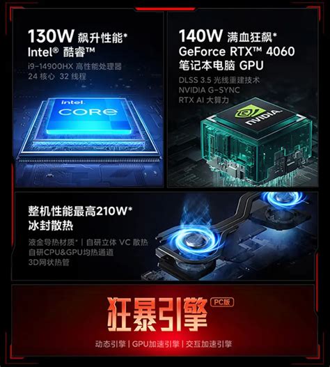 小米 Redmi G Pro 2024 游戏本发布：性能强劲，价格亲民（约1250美元） Tephone特锋手机网