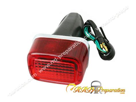 Feu Arri Re Rouge Universel Replay Pour Moto Cross Type Ty