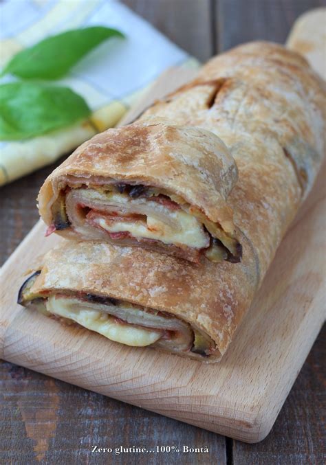 Rotolo Di Sfoglia Ripieno Di Melanzane Ricetta Facile