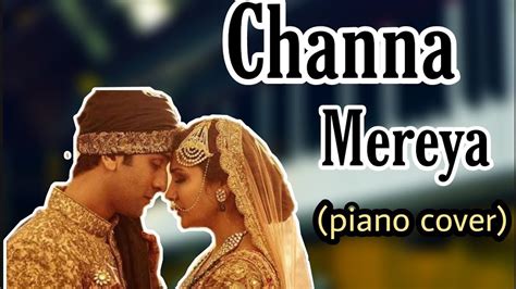 Channa Mereya Arijit Singh Piano Cover Karaoke With Lyrics YouTube