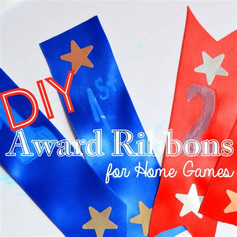 DIY Award Ribbons for Home Games – Miniature Masterminds