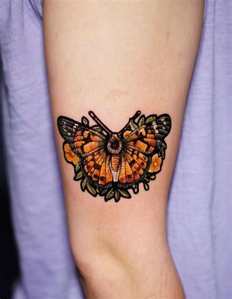 Butterfly Patch Tattoo Inkstylemag