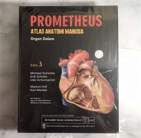 Buku Atlas Anatomi Manusia Prometheus Ed Kedokteran Second Original