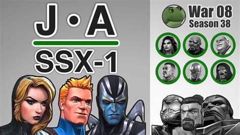 Ja Vs Ssx Alliance War Season War Mcoc Aw Youtube