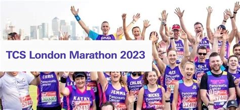 Pancreatic Cancer Uk Tcs London Marathon 2023