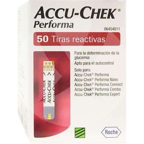 Accu Chek Performa Tiras Reactivas Determinaci N De Glucosa Farmacia