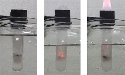 Reaction of HF(aq) with a) lithium, b) sodium, and c) potassium. a) The ...