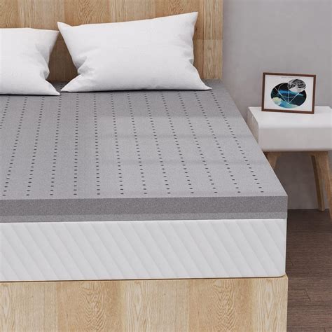 Maxzzz 4 Inch Mattress Topper King Size Firm Memory Foam Bed Mattress