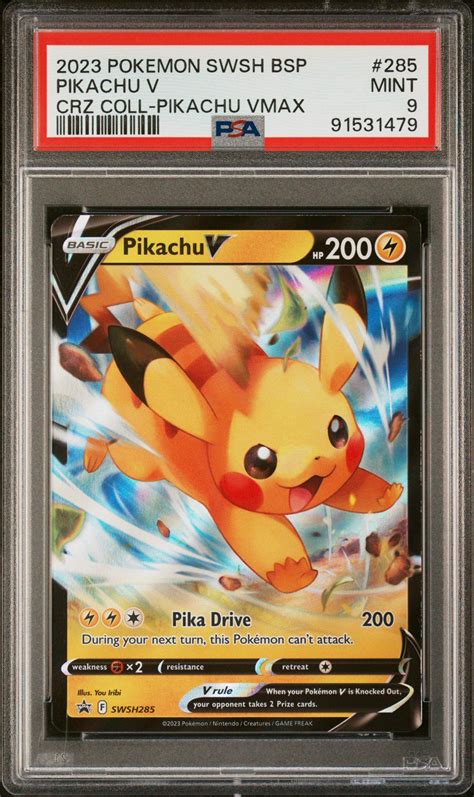 Pokemon Swsh Black Star Promo Pikachu V Crown Zenith