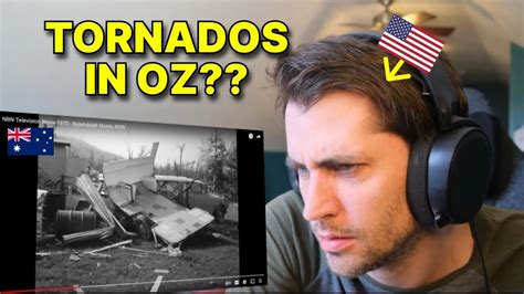 Australia Gets Tornados FIRE TORNADOS American Reaction YouTube