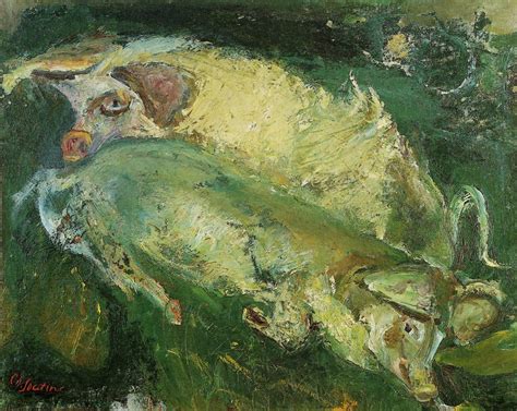 Les Cochons Soutine Huile Sur Toile X Cm Flickr