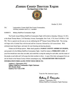 Fillable Online Nassau County American Legion Fax Email Print PdfFiller