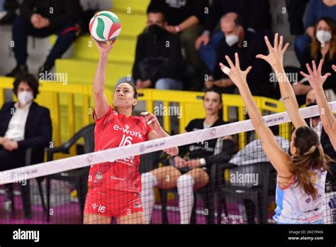 Lucia Bosetti Unet E Work Busto Arsizio During The Volleyball Italian