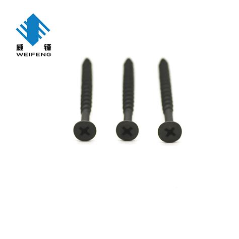 Finecoarse Thread Black Phosphate Bugle Head Gypsum Board Tornillos Drywall Screw China