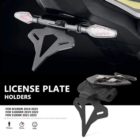 Motorcycle For BMW S1000r S1000R 2021 2023 Rear Tail License Plate