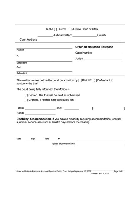 15 Court Order Form Templates Free To Download In Pdf