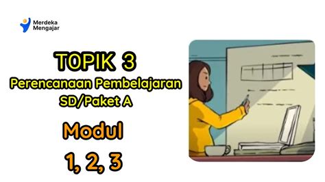 Jawaban Post Test Topik 3 Perencanaan Pembelajaran Sd Paket A