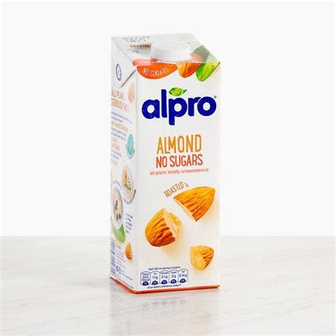 Alpro Almond Milk Unsweetened 8x1 Lt