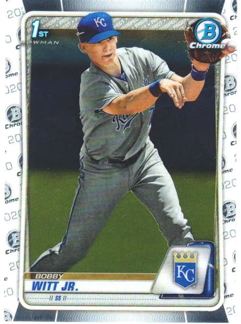 MLB Topps 2020 Bowman Baseball Single Card Bobby Witt Jr BCP 25 Chrome