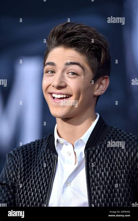 Asher Angel Attends The Premiere Of Columbia Pictures Venom At Regency Village Theatre On