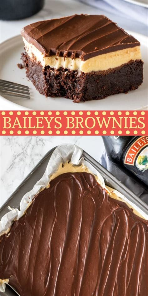 Baileys Brownies - Just so Tasty