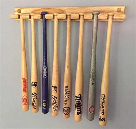 8 Mini Souvenir Baseball Bat Vertical Bat Rack Etsy In 2024