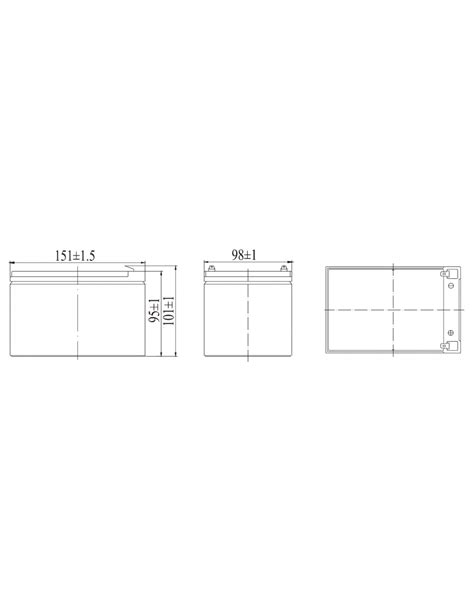 Bater A Recargable De Plomo Acido V Ah Conector Faston