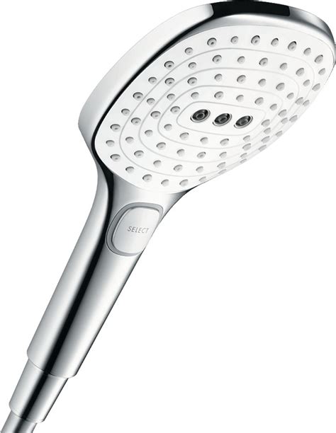 Hansgrohe Douchette Raindance Select E 120 3 Jets Blanc Chromé Réf