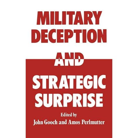 Military Deception and Strategic Surprise! (Hardcover) - Walmart.com ...