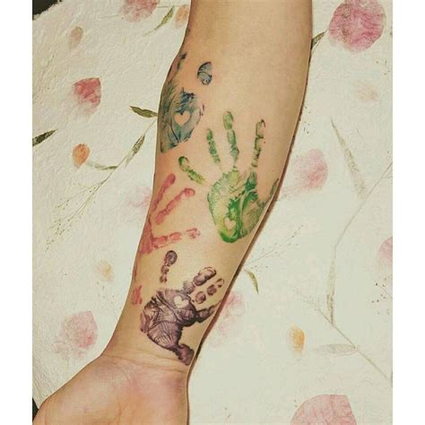 Handprints • Parenthood Tattoo Tattoo Ideas And Inspiration Hand