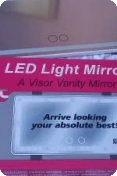 Glamdrive™ Ultra Bright Car Visor Vanity Mirror Best Led Magnifying Makeup Mirror Bodwellbeing