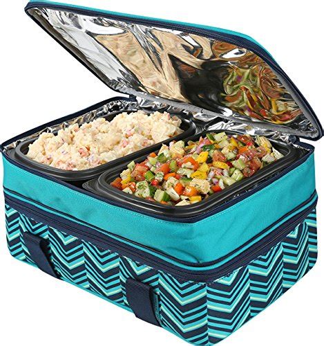 Arctic Zone Expandable Thermal Insulated Food Carrier Large Teal Pricepulse