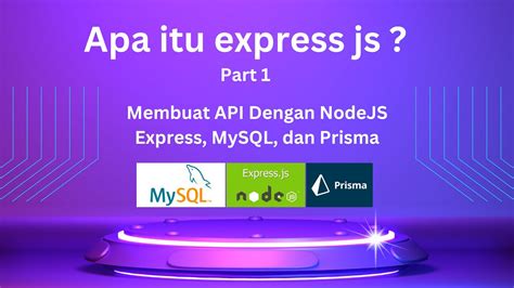 Apa Itu Express Js Membuat Rest Api Dengan Node Js YouTube