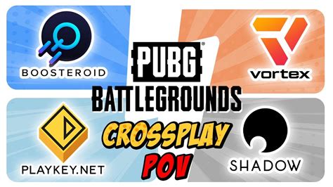 PUBG Cloud Gaming POV CROSSPLAY Boosteroid Playkey Shadow Vortex