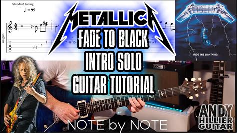 Metallica Fade To Black Intro Solo Guitar Tutorial Lesson Youtube