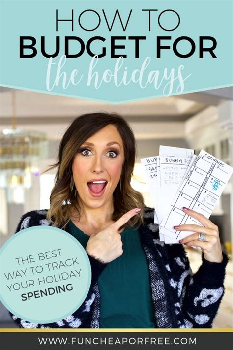 How To Budget For Holiday Spending - Fun Cheap or Free | Holiday ...