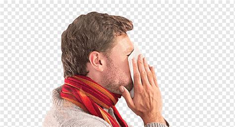 Nose Blowing Sneeze Caccola Common Cold Cover Your Nose Face People