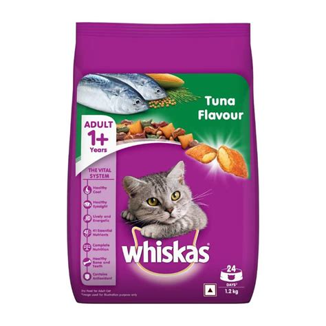 Whiskas Adult 1 Year Dry Cat Food Food Tuna Flavor CP Vet Pet Portal