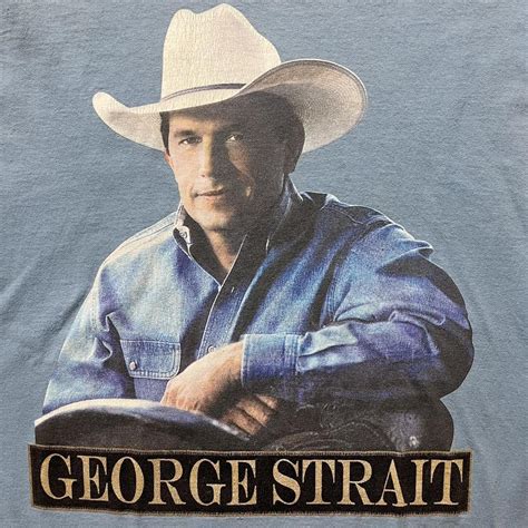 Vintage George Strait Shirt Size Large Fits 20 X Depop