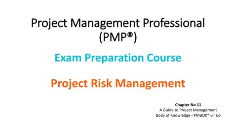 11 Project Risk Management Pptx