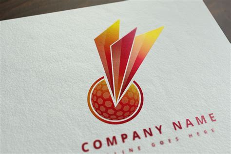 Golf Ball Logo Design Vector by OkanMawon | Codester