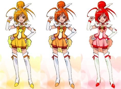 Cure Sunnys Color Red Orange Amber Yellow Precure