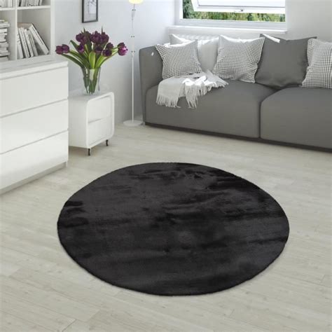 Paco Home Tapis Poils Longs Salon Fausse Fourrure Imitation Fourrure De