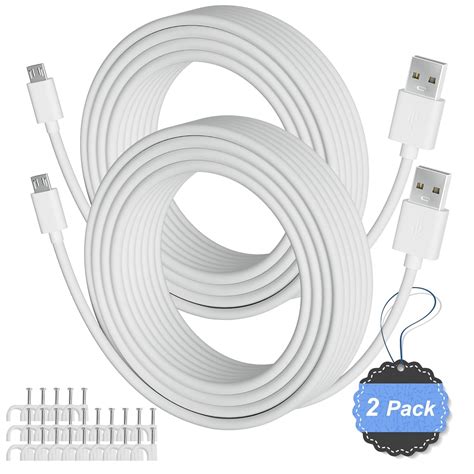 Paquete De Cables De Alimentaci N De Extensi N Usb A Micro Usb De