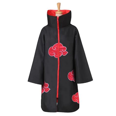 Anime Naruto Akatsuki Cosplay Costumes Uchiha Itachi Pain Cloak Wind