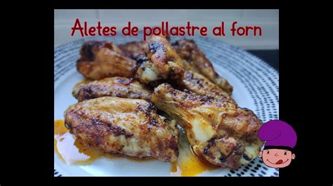 Aletes de pollastre al forn recepta molt fàcil YouTube