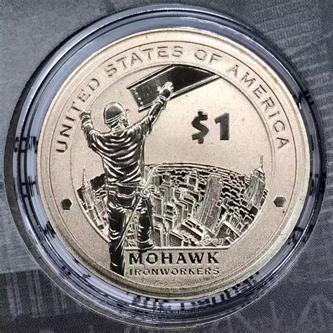 2015 Native American Mohawk Ironworkers Enhanced Uncirculated Coin