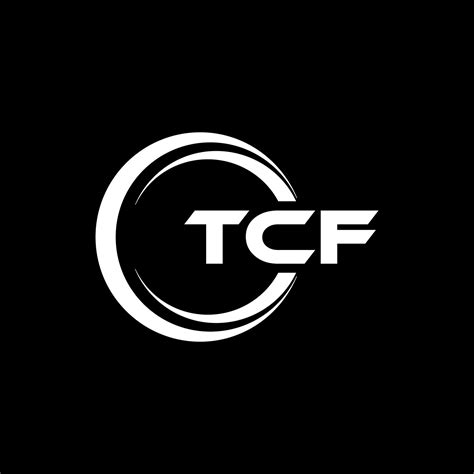 tcf letter logo design inspiration   unique identity modern