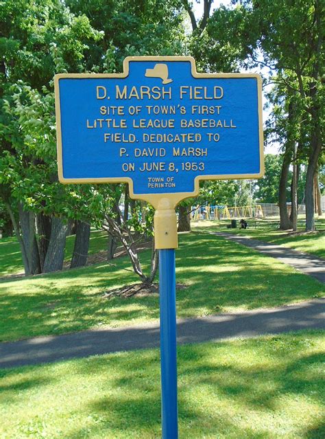 D Marsh Field Perinton Historical Markers Pictures Of Rochester